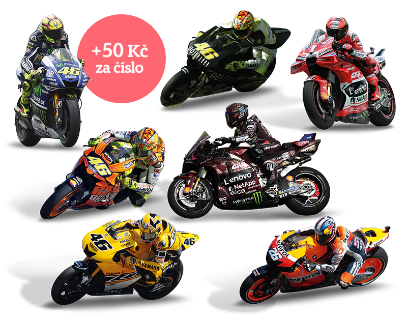 5 moto aggiuntive per l'offerta premium