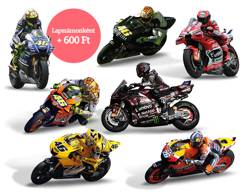 5 moto aggiuntive per l'offerta premium