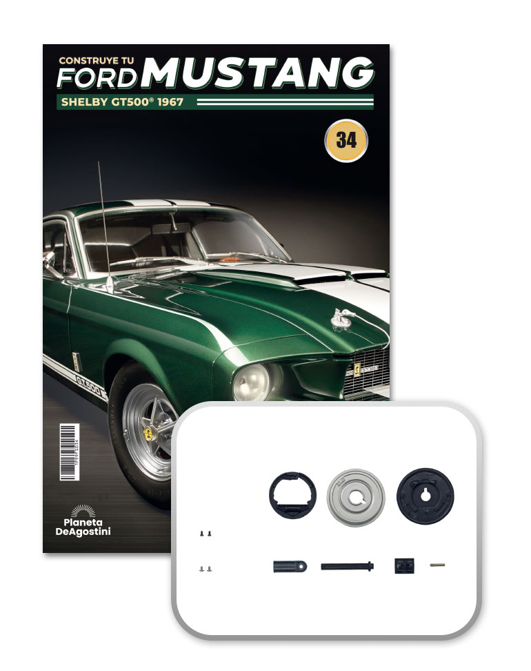 DeAgostini – Costruisci La Tua Ford Mustang 1967 Shelby GT-500 – Emissione 73, Scala 1:8, Nuova