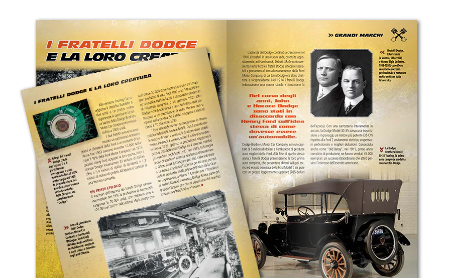Imagen de una revista abierta vista desde lejos.