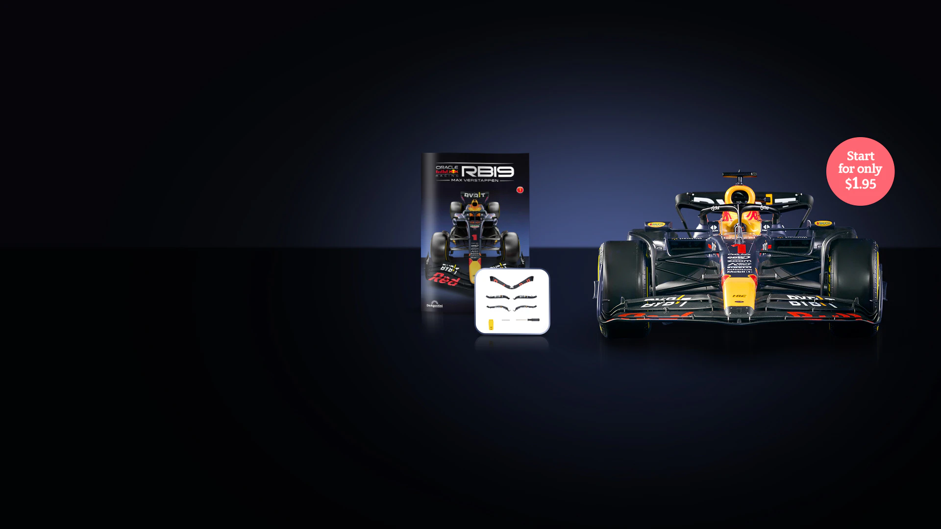 ディアゴスティーニ RedBull RB12 Ferrar SF90i Red Bull Racing F1 Car Model - DeAgostini