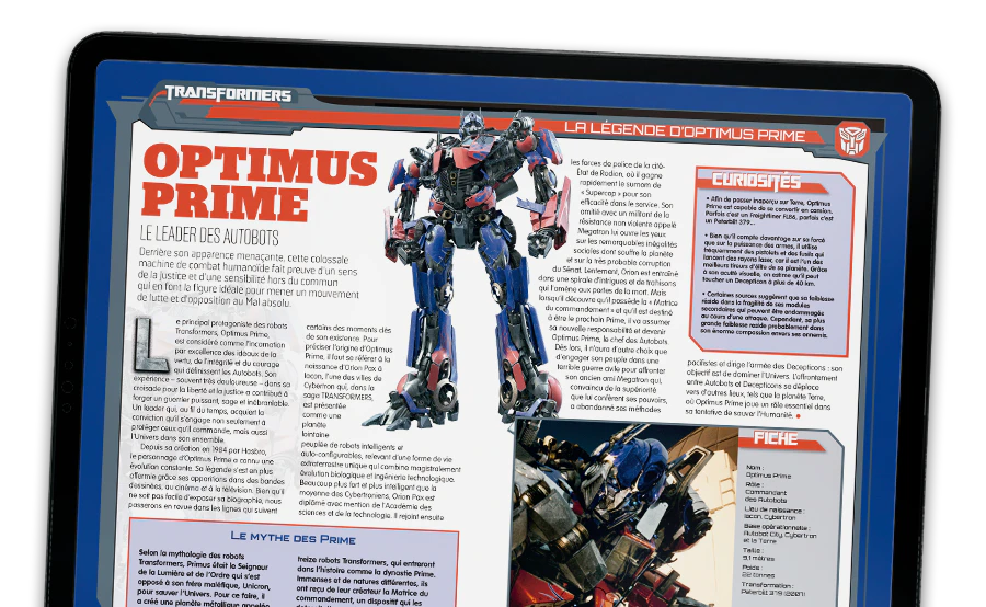 Image of a magazine showed in a tablet. A banner on the image reads "Magazines in English".