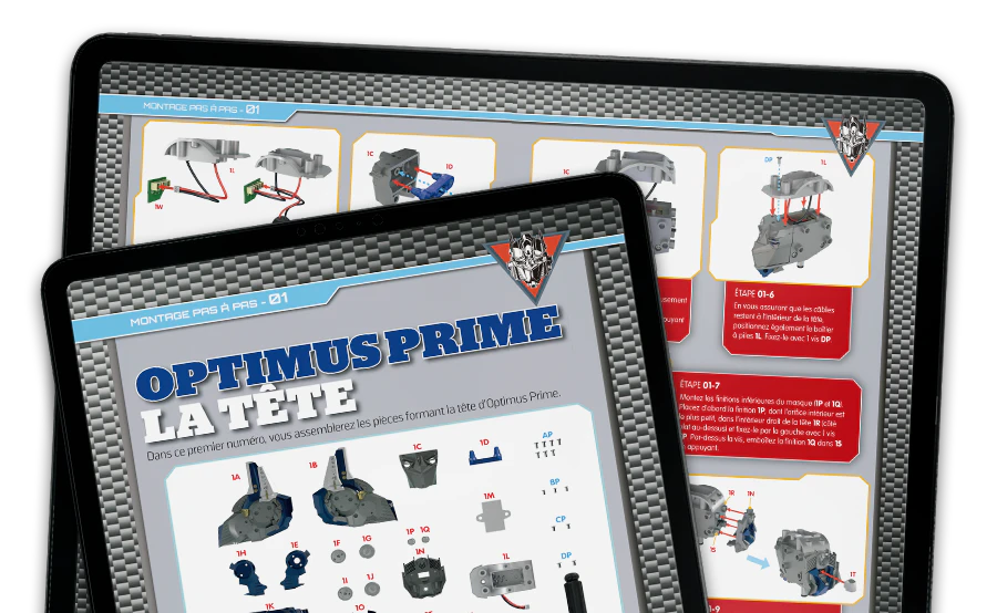 Image of a magazine showed in a tablet. A banner on the image reads "Magazines in English".