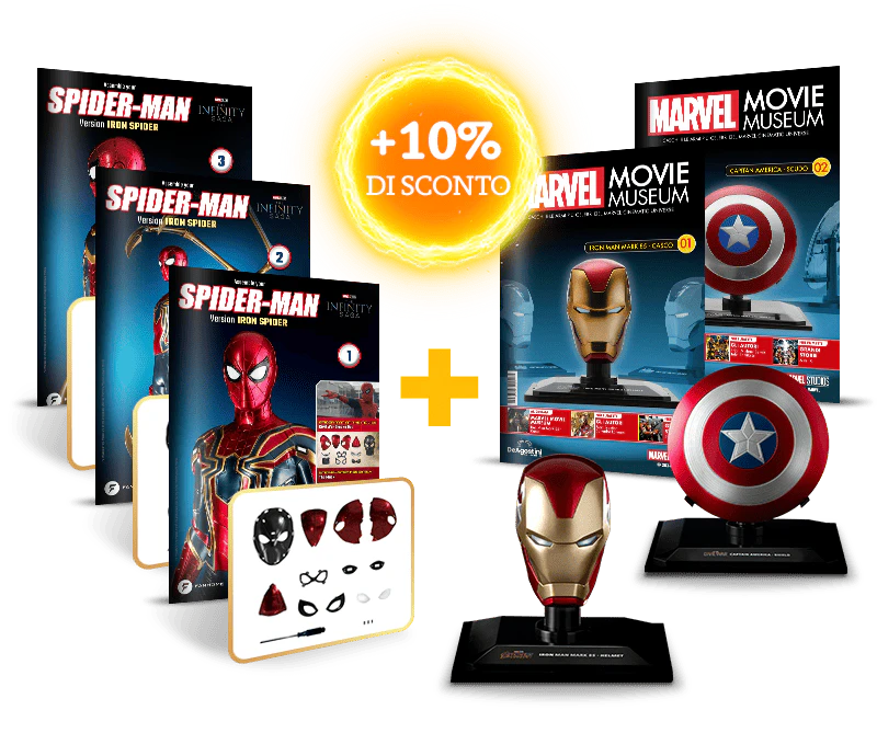 Bundle Marvel: Iron Spider + Marvel Movie Museum - DeAgostini