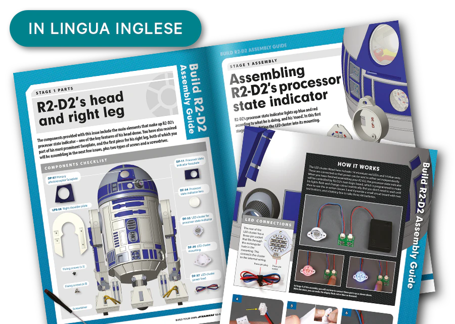 Image of an open magazine from a distance. A banner on the image reads "Magazines in English".
