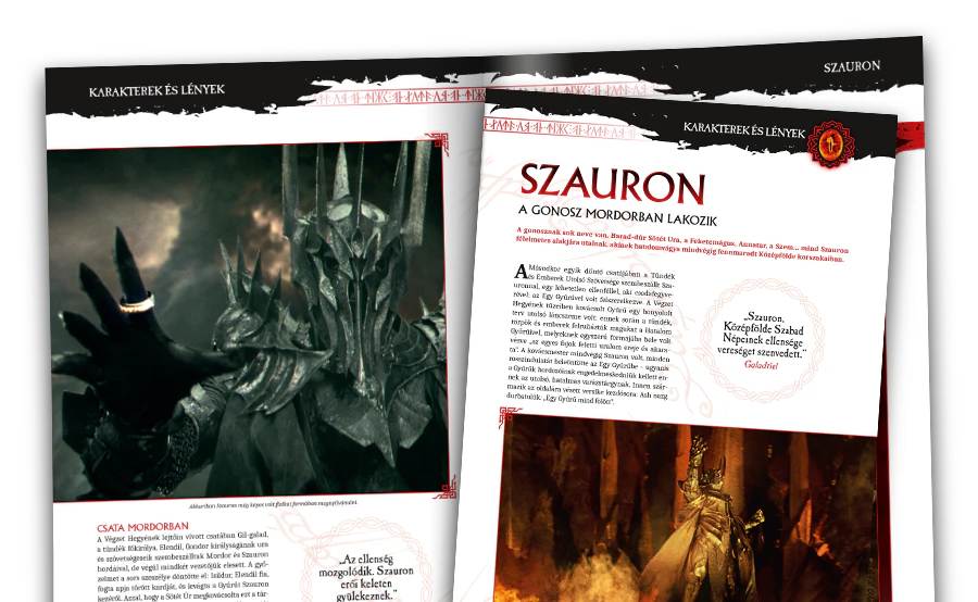 Image d’un magazine ouvert vue de loin.